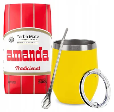 Zdjęcie produktu dla Zestaw Startowy Yerba Mate Amanda Elaborada Tradicional + Akcesoria