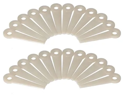 Imagen del producto de Omgoods - 24 cuchillas de plástico de repuesto para cortacésped