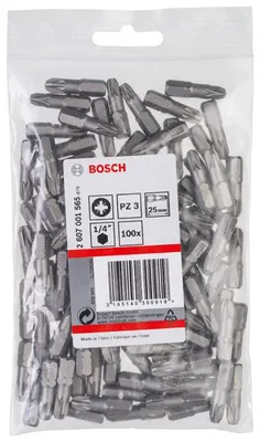 Produktbild von Schrauberbit Extra-Hart PZ 3, 25 mm, 100er-Pack