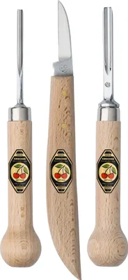 Immagine prodotto di Kirschen Linolschnitt Set 3tlg - Gru?ndel 3370 GaiÃüfuÃü 3371 Messer 3363  3450000