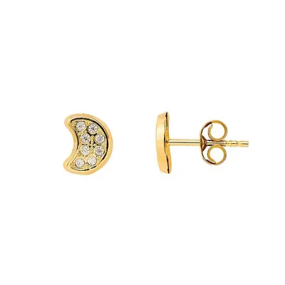Produktbild von Xenox XG9K4026G Ohrstecker Ohrringe Mädchen Damen Mond Gelbgold 375/-