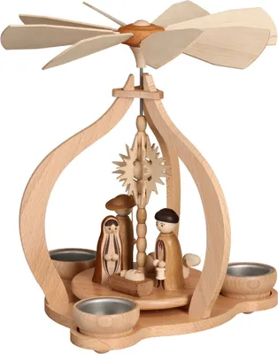Produktbild von Tischpyramide Christi Geburt ZEIDLER Holzkunst