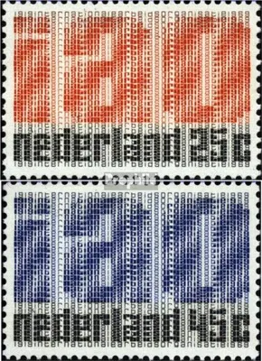 Produktbild von Briefmarken Niederlande 1969 Mi 912-913 (kompl.Ausg.) gestempelt 50 Jahre IAO