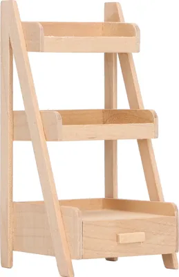 Produktbild von Puppenhaus Blumenregal,Miniatur Holz Blumenregal,Puppenhaus Holz Blumenständer,Puppenhaus 3 Schicht Blumenregal,Miniatur Holz Bücherregal,Puppenhaus Möbel Zubehör