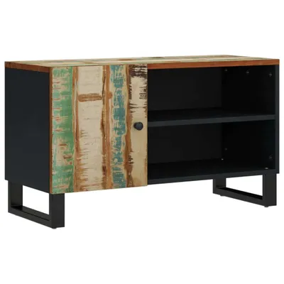 Produktbild von TV-Schrank 80x33x46 cm Altholz Massiv & Holzwerkstoff