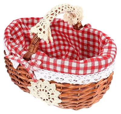 Image de Omgoods - Panier de pique-nique pour enfants - Panier en osier tressé avec des poignées