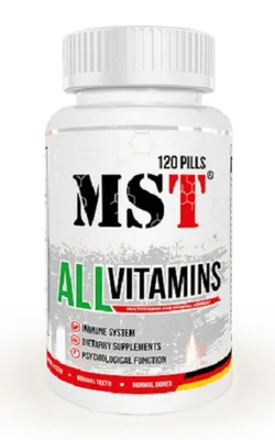 Produktbild von MST - All Vitamins (120 Tabletten)