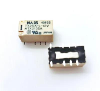 Produktbild von NAIS TX2SA-L-12V Signalrelais, RELAY TELECOM DPDT 2A 12VDC #712271