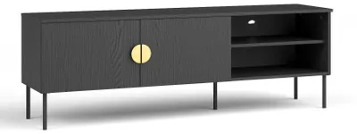 Image de Meuble TV bas Mond avec portes – finition au choix