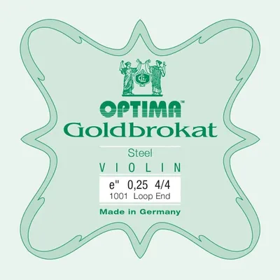 Produktbild von Optima Goldbrokat E 4/4 Soft Loop End E1 Saiten für Streichinstrumente