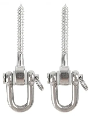 Produktbild von Hängematten-Bolzen-Set von 2 - Schwere Schwinghaken für Hängestühle und Schaukeln