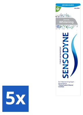 Produktbild von 5 x Sensodyne Gentle Whitening Zahncreme - 75 ml - Vorteilspackung - 5 Stücke