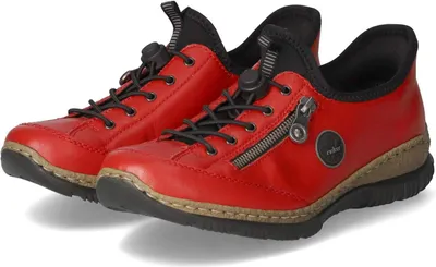Produktbild von Rieker Damen Halbschuhe/Slipper READY 2GO Rot Textil-Synthetik-Mix Größe: 40