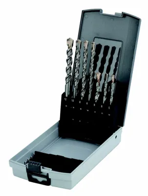 Produktbild von Cimco 201395, Rotationshammer, Bohrerbit-Set, Drehung der rechten Hand, SDS Plus, Edelstahl, 7 Stück(e)