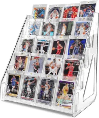 Obrázek produktu pro Stojan na sportovní karty, stojan na  sportovní karty (hokej, fotbal, basketbal) do kanceláře.
