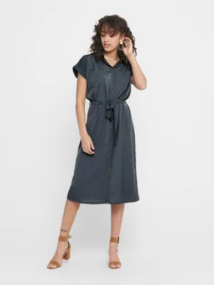 Produktbild von ONLY 15191953, Erwachsener, Weiblich, Blau, Polyester, 100% Polyester, Maschinenwäsche, halbe Ladung, kurzer Schleudergang bei 30 °C Nicht bleichen Trockner nicht...