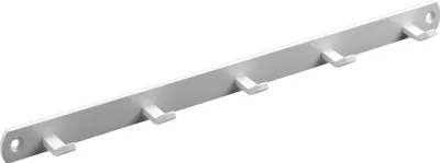 Produktbild von Hettich Garderobenleiste 5 Haken 34,0 x 2,0 x 3,0 cm weiß