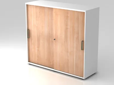 Produktbild von Schiebetürschrank 1753S SG, 3 OH 120 x 40 x 110 cm (BxTxH)