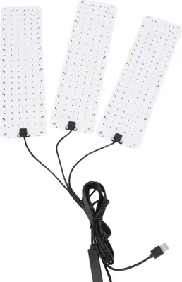 Obrázok produktu pre LED Grow Lights Plné spektrum Vnútorné pestovanie rastlín Funkcia časovača Vysoká PPFD Úspora energie 3 hlavy