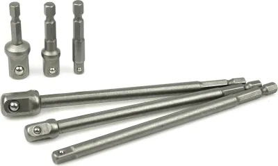 Immagine prodotto di Set 6 adattatori per chiavi a bussola punta da trapano, inserti per avvitatori ad impulsi,adattatori per bussole a percussione