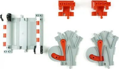 Image de LEGO® DUPLO® Aiguillage de chemin de fer Passage à niveau Butoir du set 10882 NOUVEAU ! Quantité 1x