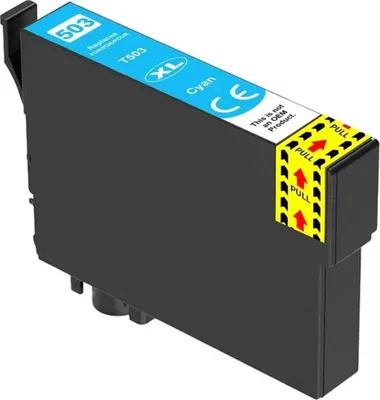 Produktbild von Kompatible Druckerpatrone 503 XL Cyan für Epson Expression Home XP-5200, WorkForce WF-2960DWF