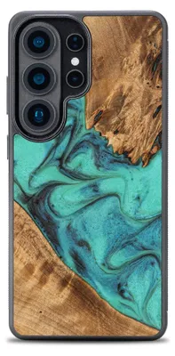 Produktbild von Holzhülle für Galaxy S26 Ultra, Bewood Unique Turquoise
