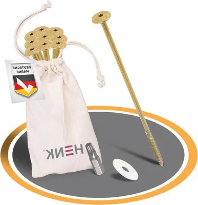 Obrázek produktu pro Velký šroubovák na stanové kolíky XXL s univerzálním nástavcem a maticí – sada pro extra velké stanové kolíky (200 mm)