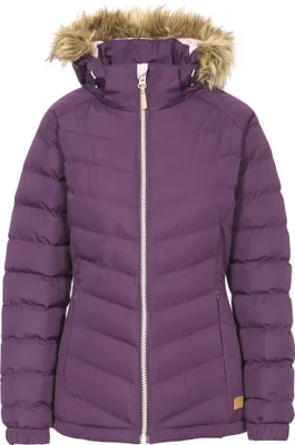 Image de Trespass Veste matelassée Nadina pour femme, imperméable TP4130 (XL) (Violet vif)