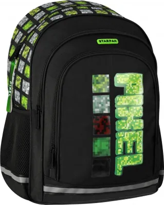 Immagine prodotto di Zaino scolastico Pixel verde Starpak