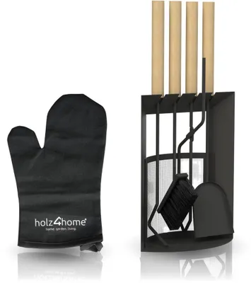 Produktbild von 6-tlg. Kaminbesteck Schwarz