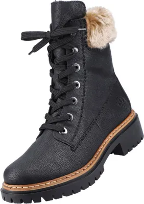 Produktbild von Rieker Damen Schnürboot schwarz