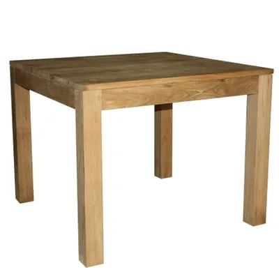 Produktbild von Teako Design Esstisch Kalmar Massiv Teakholz 120x120x78 cm