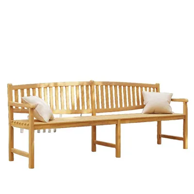 Productafbeelding van Tuinbank van massief teakhout, afmetingen 228 x 59,5 x 90 cm