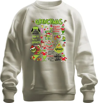 Produktbild von Grinchmas Grinch Squad Don't Be a Grinch Merry Christmas Funny Uni Sweatshirt Pullover, Natur, 3XL