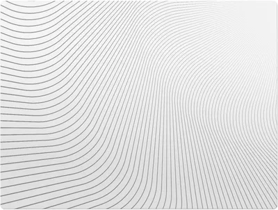 Produktbild von Wogende Linien – Bodenschutzmatte – Stuhlunterlage 120x90 cm – Rutschfest – Hartbodenmatte