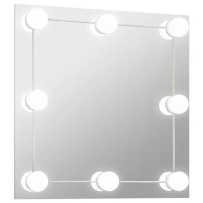 Immagine prodotto di Specchio da Parete Quadrato con Luci LED in Vetro