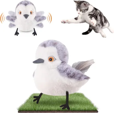 Produktbild von Katzenspielzeug Flattervogel, lebensechtes Schnepfe-Zwitschern