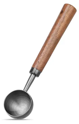 Kaffeedosierlöffel 15 ml Edelstahl Walnussholzgriff
