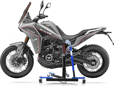 Immagine prodotto di Ausilio di manovra adatto per Moto Morini X-Cape 650 21-24 blu - Per il garage