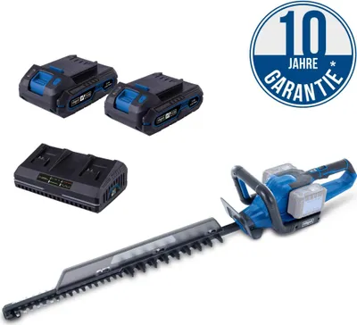 Produktbild von Scheppach Akku Heckenschere BC-HT720-X 20V-IXES 2x2,0Ah Akku + Doppelladegerät