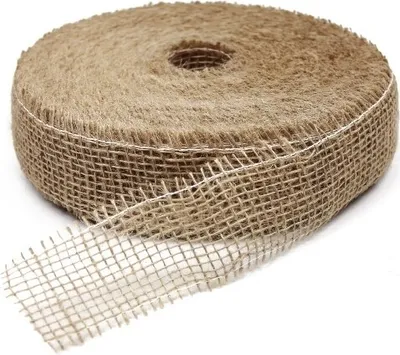 Immagine prodotto di Nastro di iuta su Rol Deco Naturel 5 cm di larghezza / 40 metri