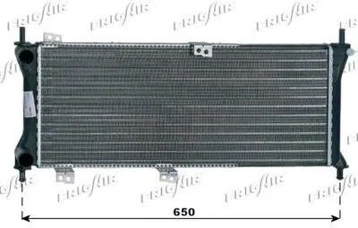 Produktbild von FRIGAIR 0104.3038 Kühler Wasserkühler Motorkühler für FIAT Panda Schrägheck (141)