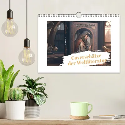 Produktbild von Coverschätze der Weltliteratur (Wandkalender 2026 DIN A4 quer), CALVENDO Monatskalender