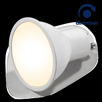 Zdjęcie produktu dla McShine - Reflektor LED GU10 ciepły biały | MS-60dimm | Żarówka LED 6W, 510lm 3000K, kąt świecenia 120° PAR16 Lampa LED zastępuje żarówkę halogenową 50W, ściemnialna, 1 szt