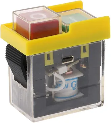 Produktbild von 250V 6A Wechselstrom Wasserdichter Magnetschalter Elektromagnetischer Druckknopf mit Sägeblattbohrer Ein/Aus