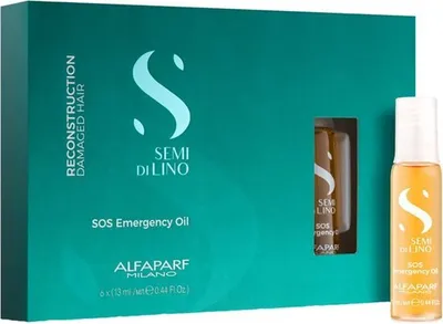 Produktbild von Alfaparf - Semi Di Lino - Rekonstruktion - SOS-Notfallöl - 6x13 ml