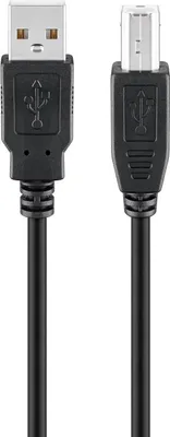Immagine prodotto di Goobay 68900 Cavo USB USB 2.0 1,8 m USB A USB B Nero