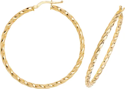 Image de Boucles d'Oreilles Femme Or 375/1000 - 40mm; TRS38423MM40
