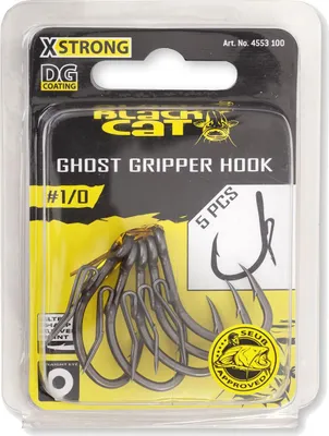 Obrázok produktu pre Rhino Black Cat Ghost Gripper-Haken DG #1/0 Welshaken